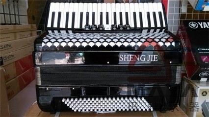 瑪雅琴行圣杰牌SJ2007 一款適合初學者的41鍵120貝司三排簧鍵盤樂器